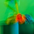 Abstract in Blue and Green